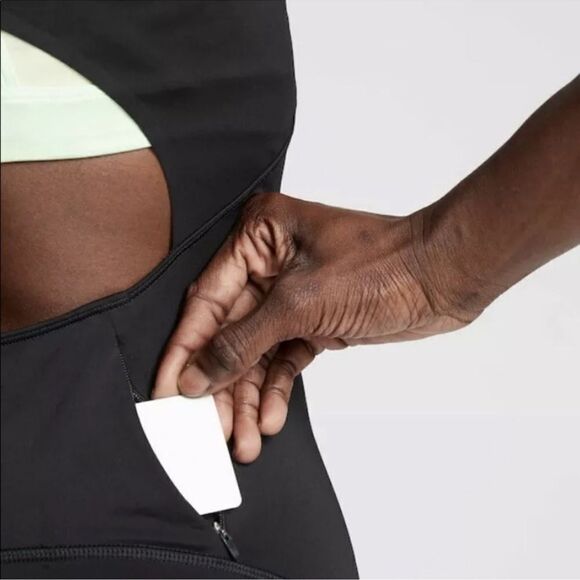 ATHLETA Lightning Unitard in Supersonic Black Size Small - Picture 2 of 14